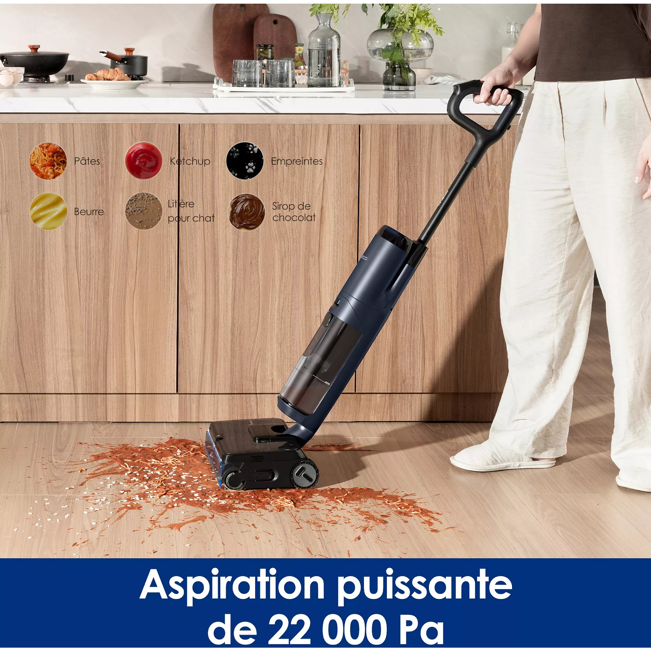 TINECO FLOOR ONE S7 PRO – Aspirateur Laveur Intelligent Sans Fil | Nettoyage Double Bord - Thumbnail 7